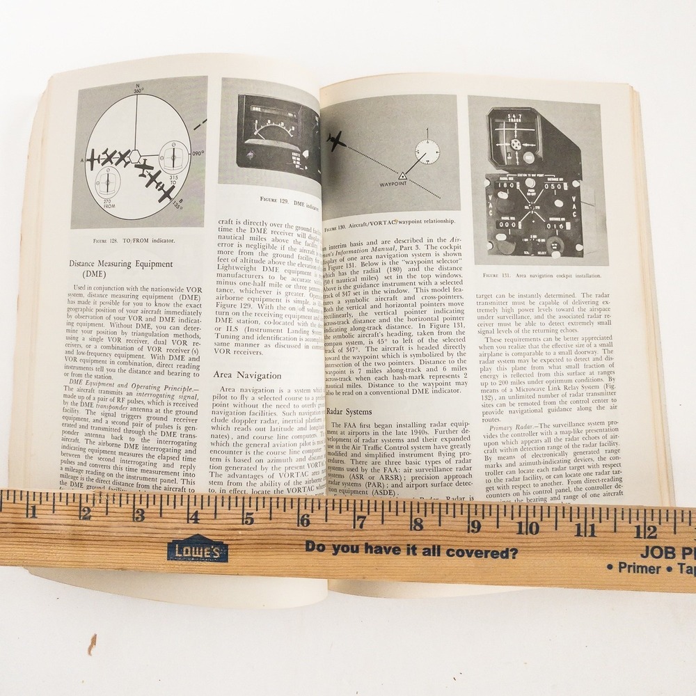 Vintage 1971 FAA Instrument Flying Handbook Aviation Training Manual Softcover B - Picture 4 of 4